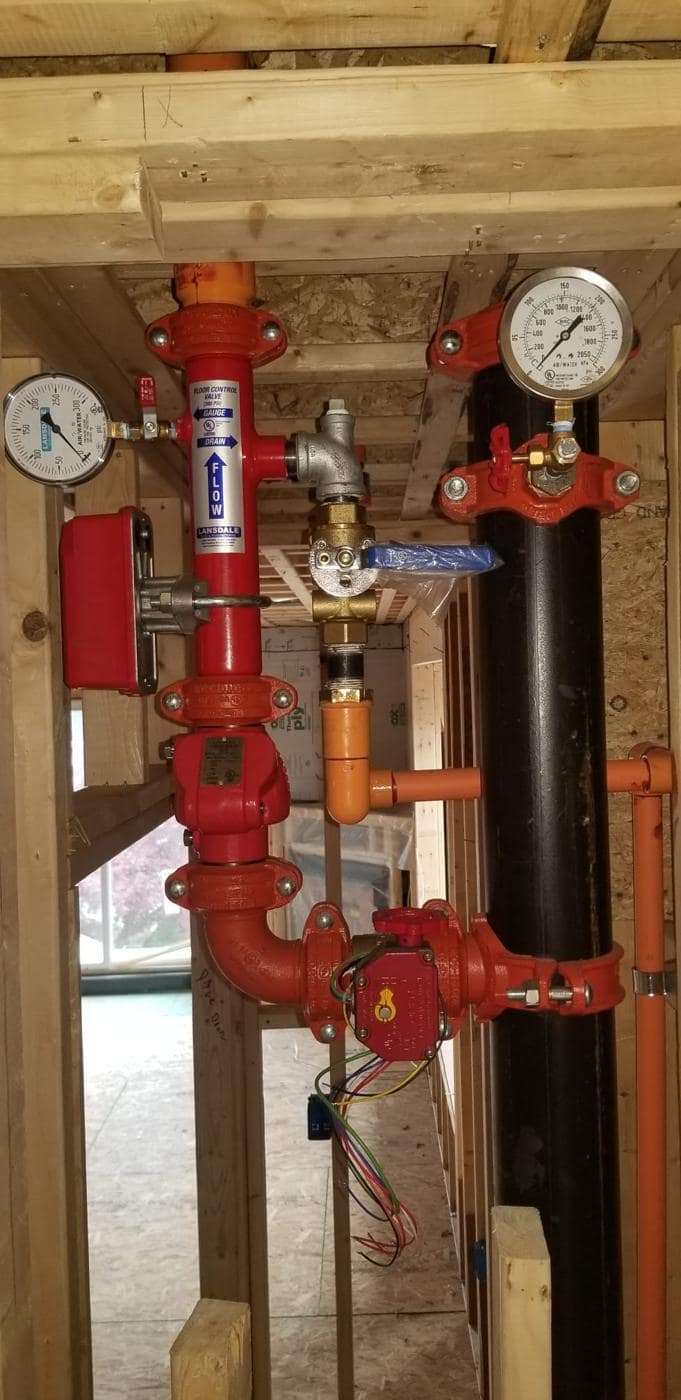 Installation job photo, Solution Fire Prevention